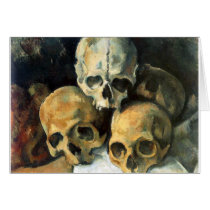 Pyramid of Skulls Paul Cezanne