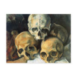 Pyramid of Skulls Paul Cezanne postcards