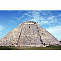 Pyramid Of The Magician, Puuc Style 500 AD, Uxmal Photo Sculptures