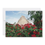 Pyramid Of The Magician With Bougainvillea, Uxmal invitations