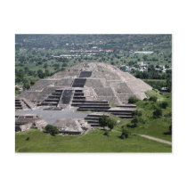 Pyramid of the Moon, Teotihuacan, Mexico Postcard