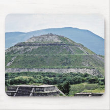 Pyramid Of The Sun At Teotihuacan Ruins, Near Mexi Mouse Pads