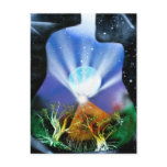 Pyramid Spray Painting with trees acoustic postcards