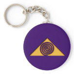 Pyramide Spirale pyramid spiral keychains