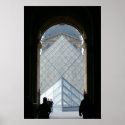 Pyramids at the Louvre posters