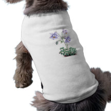 Pyrenees Columbine - Aquilegia pyrenaica Pet T-shirt