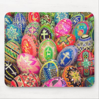 Pysanky Egg Mouse Pad by divi1599