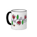 Pysanky Symbols Series: Vine mugs
