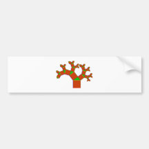 Pythagoras Baum tree Auto Aufkleber