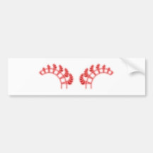 Pythagoras Baum tree Auto Sticker