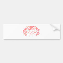Pythagoras Baum tree Autosticker