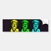 Pythagoras Collage Bumper Sticker