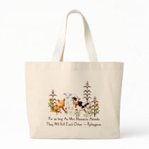 Pythagoras Vegetarian quote Canvas Bag
