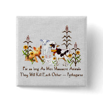 Pythagoras Vegetarian quote Pin