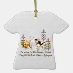 Pythagoras Vegetarian quote Christmas Ornament