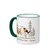 Pythagoras Vegetarian quote Mugs
