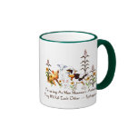 Pythagoras Vegetarian quote Mugs