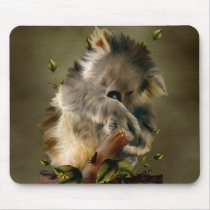 Q Bear Two Mouse Pads