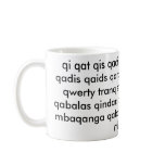 Q Scrabble Words Mug