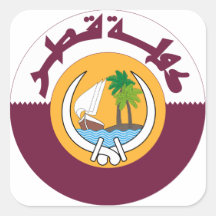 qatar coat of arms sticker