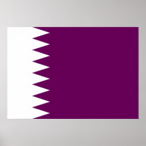 Qatar Flag Poster