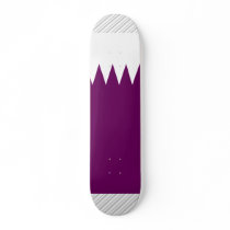 Qatar Flag Skate Deck