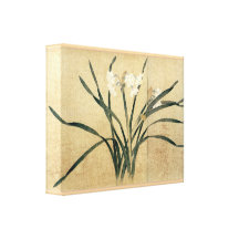 Qian Xuan Eight Flowers National Palace Museum Stretched Canvas Prints