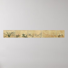 Qian Xuan Eight Flowers National Palace Museum Posters
