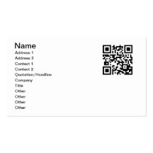 QR Code Business Card