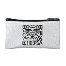 QR Code the Tiger Makeup Bag