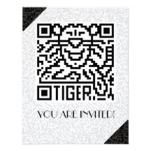 QR Code the Tiger Personalized Invite