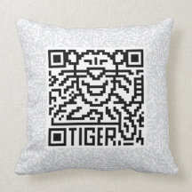 QR Code the Tiger Pillows