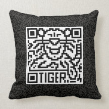 QR Code the Tiger Pillows