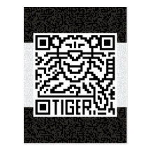 QR Code the Tiger Postcards