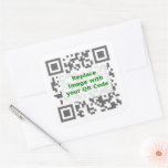 QR Scan Code - Promote Your Message Anywhere Stickers