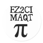 QT Pi  Cutie Pie Stickers