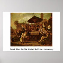 Quack Alber On The Market By Victors In January Poster