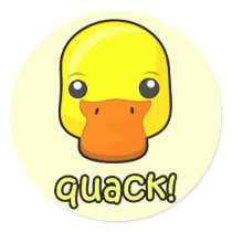 Quack! Duck Sticker