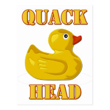 Quack Head Post Cards