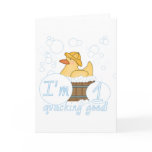 Quacking Good 1st Birthday Tshirts Greeting Card