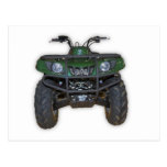 quad bike - atv postcard