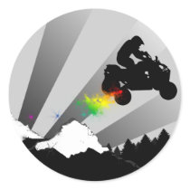 quads : dirt trail : round stickers