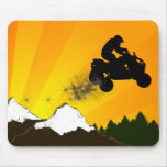 quads. orange sunset. mousepads