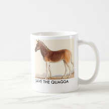 quagga picture, SAVE THE QUAGGA Mug
