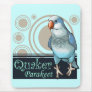 Quaker Parakeet Mousepad (Blue)