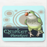 Quaker Parakeet Mousepad (Green)