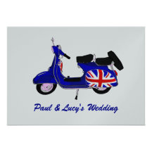 Quality Customisable Metallic Scooter invite