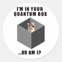 Quantum Cat Stickers