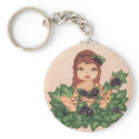 Quantum Cutie Grape Vine Girl keychains
