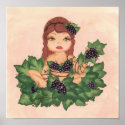 Quantum Cutie Grape Vine Girl posters